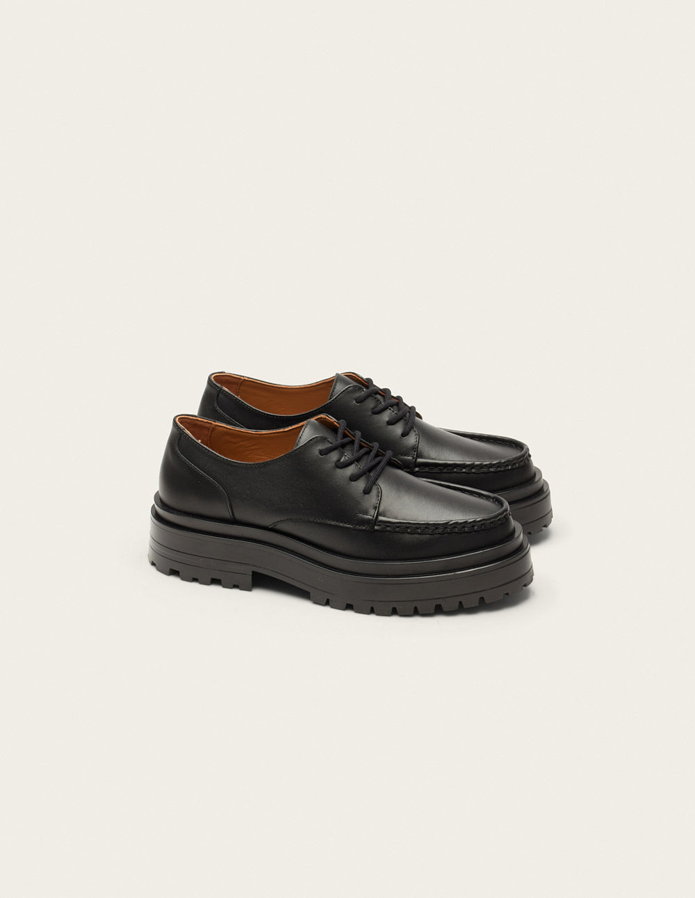 Derbies Madeline - Cuir noir