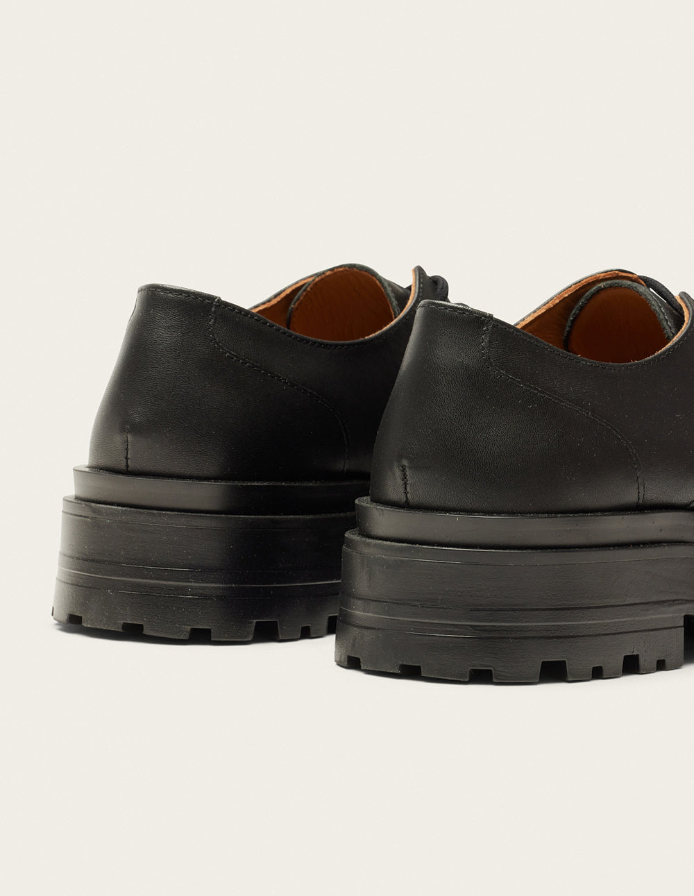 Derbies Madeline - Black leather