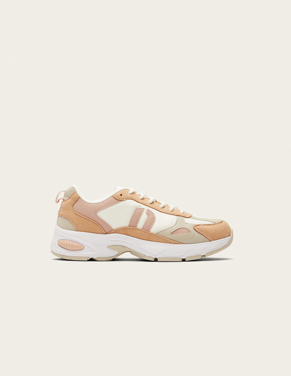 Low-top trainers Maé - Nude light grey white