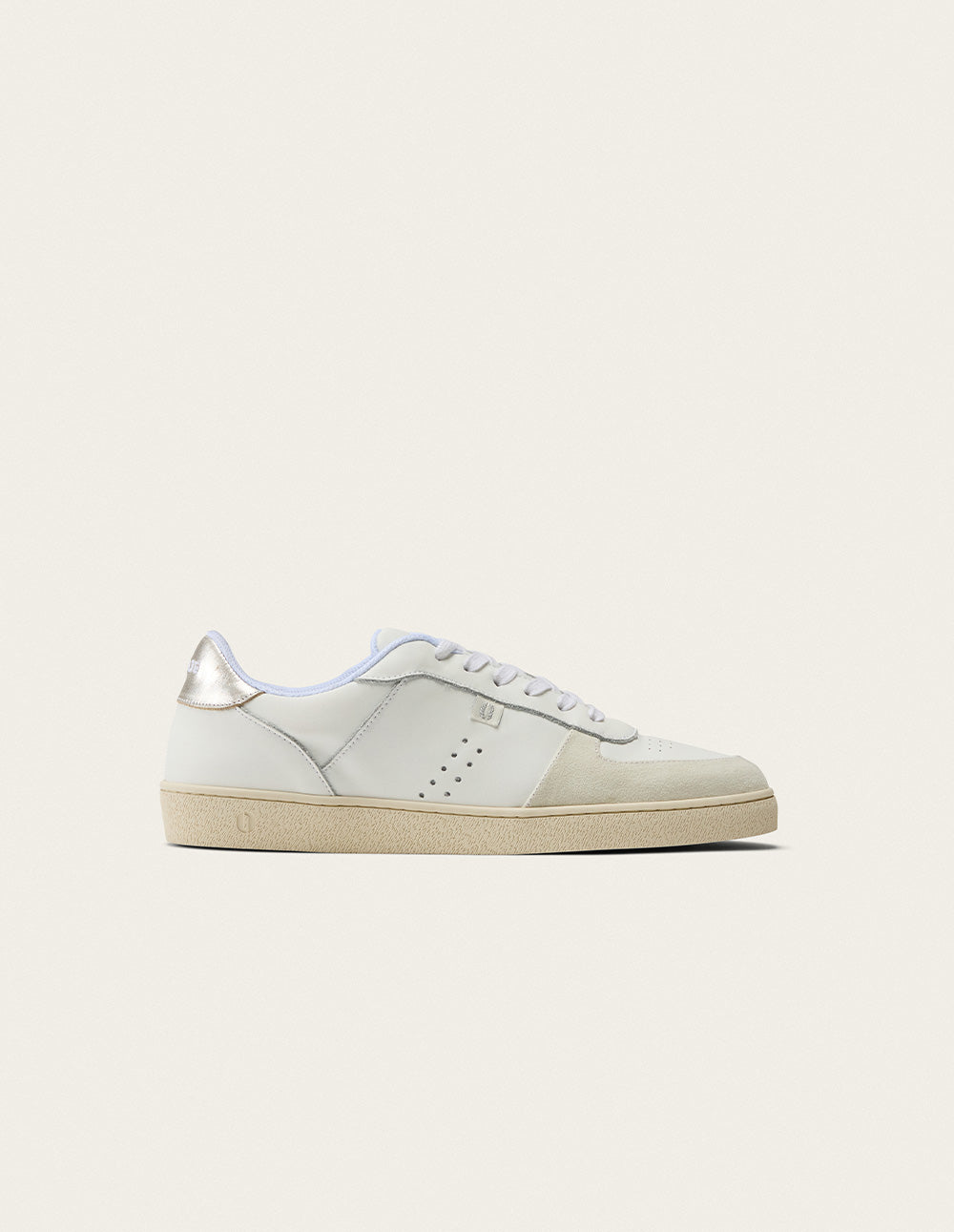 Marie low-top trainers - White silver