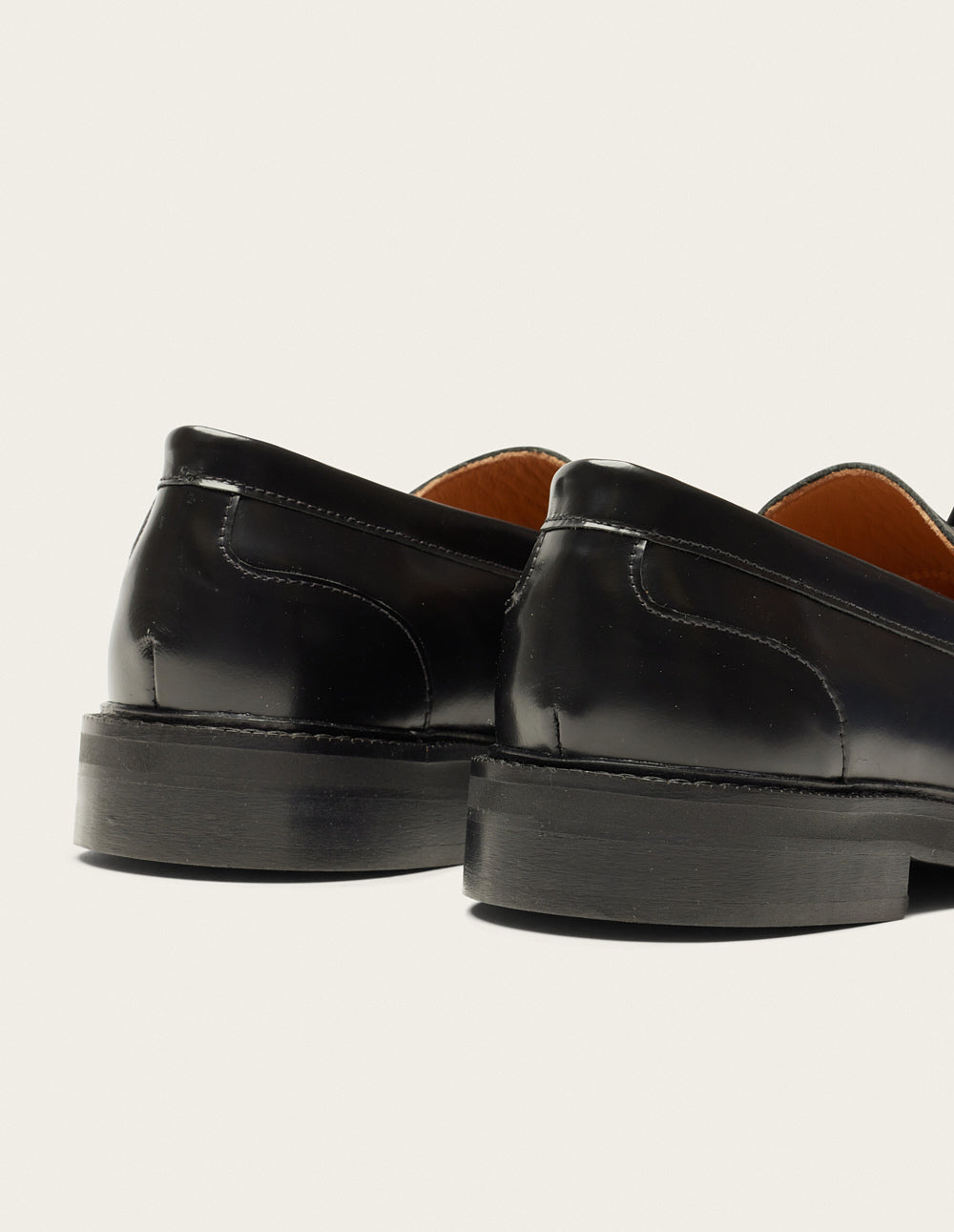 Mocassins Marjorie - Cuir box noir