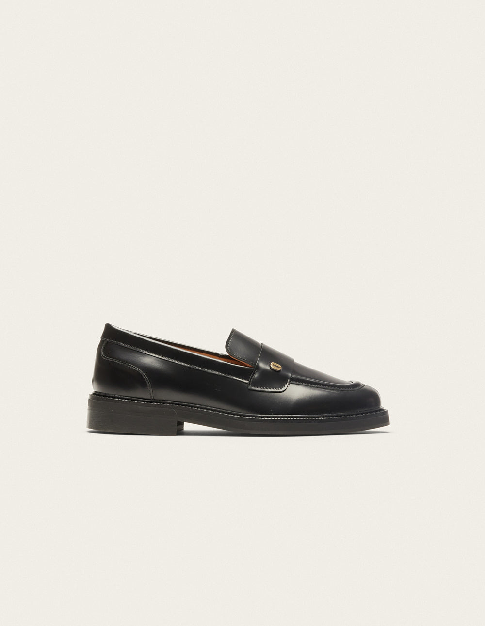 Mocassins Marjorie - Cuir box noir