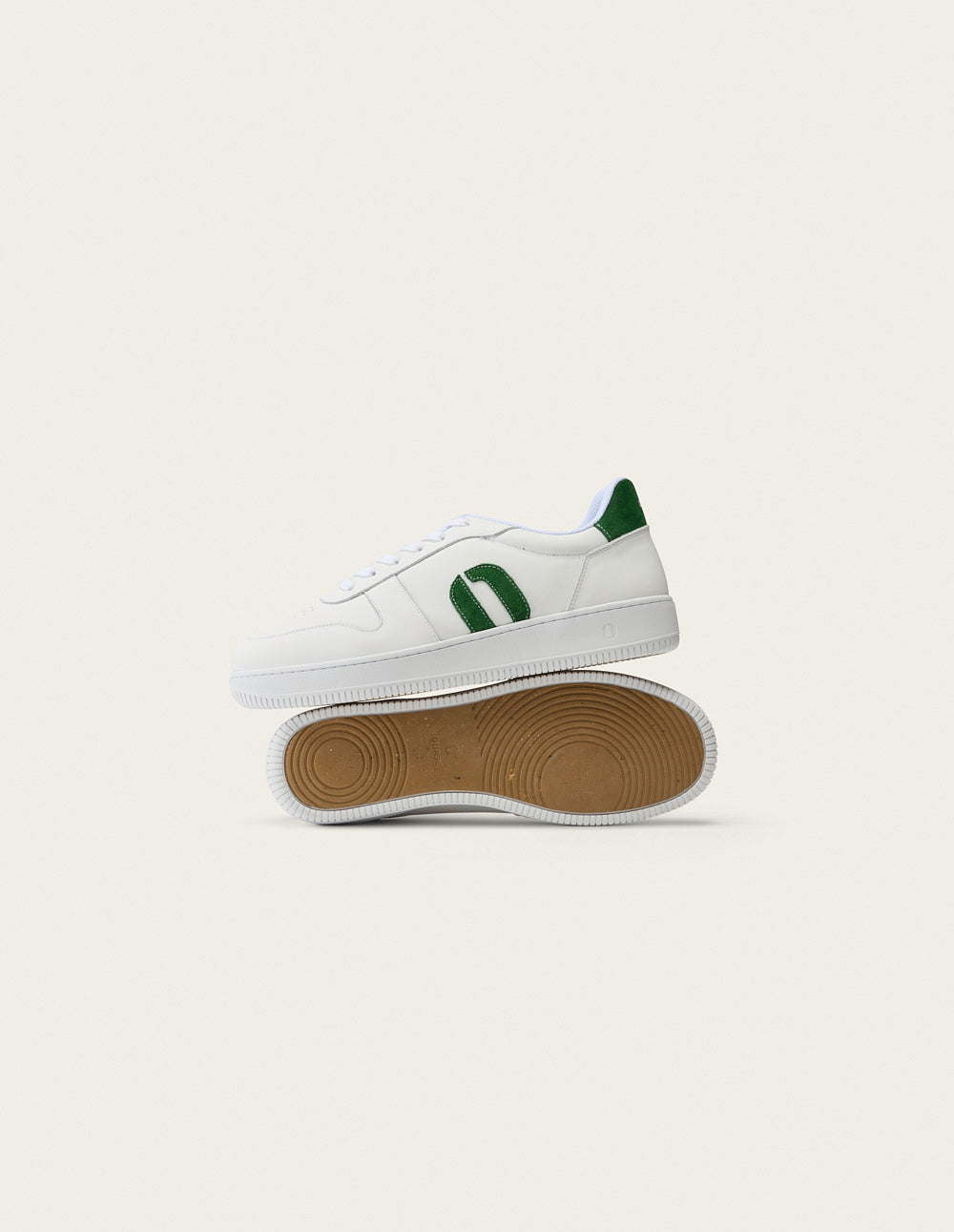 Matthieu low-top trainers - White green