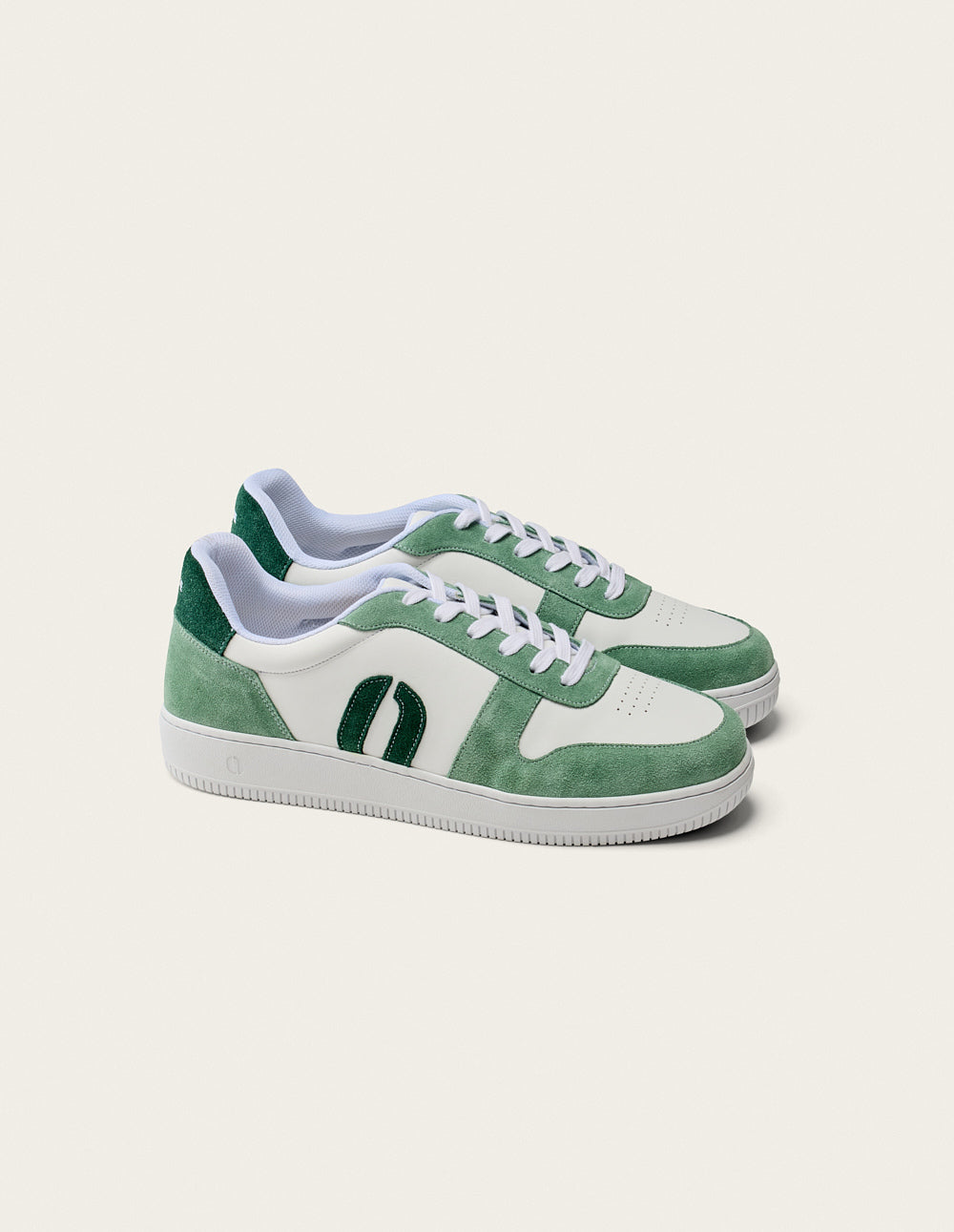 Matthieu low-top trainers - Green white