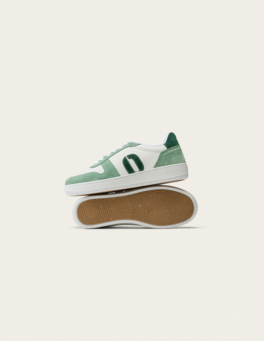 Matthieu low-top trainers - Green white