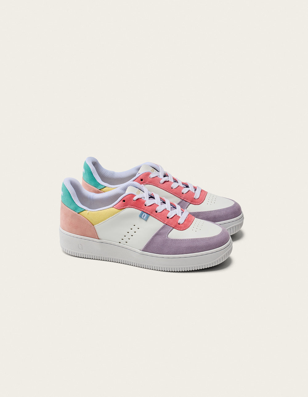 Maxence F low-top trainers - Lilac white rose