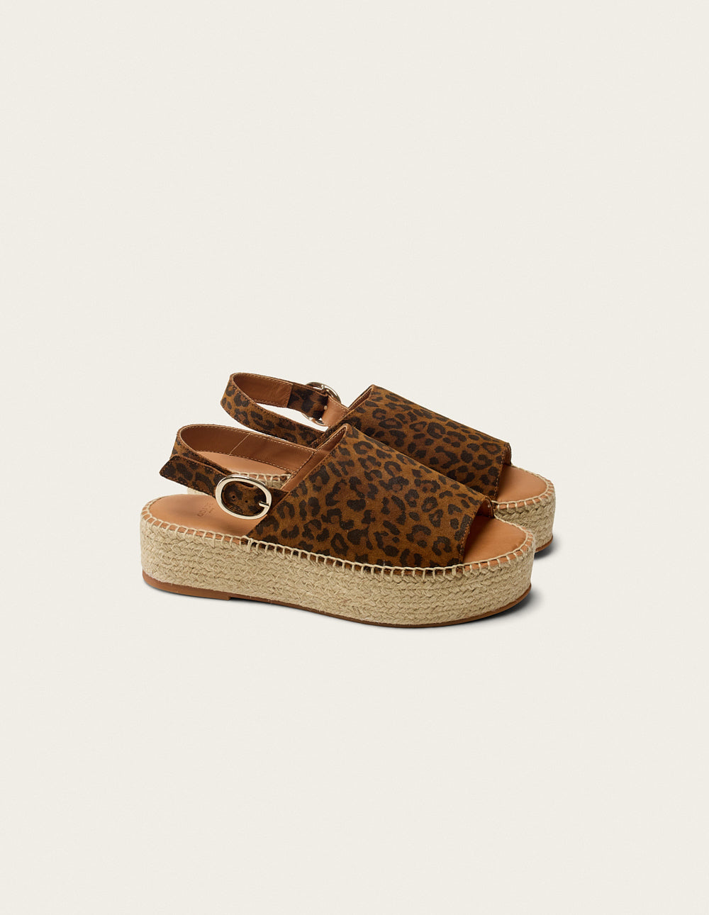 Maya Espadrilles - Leopard Suede