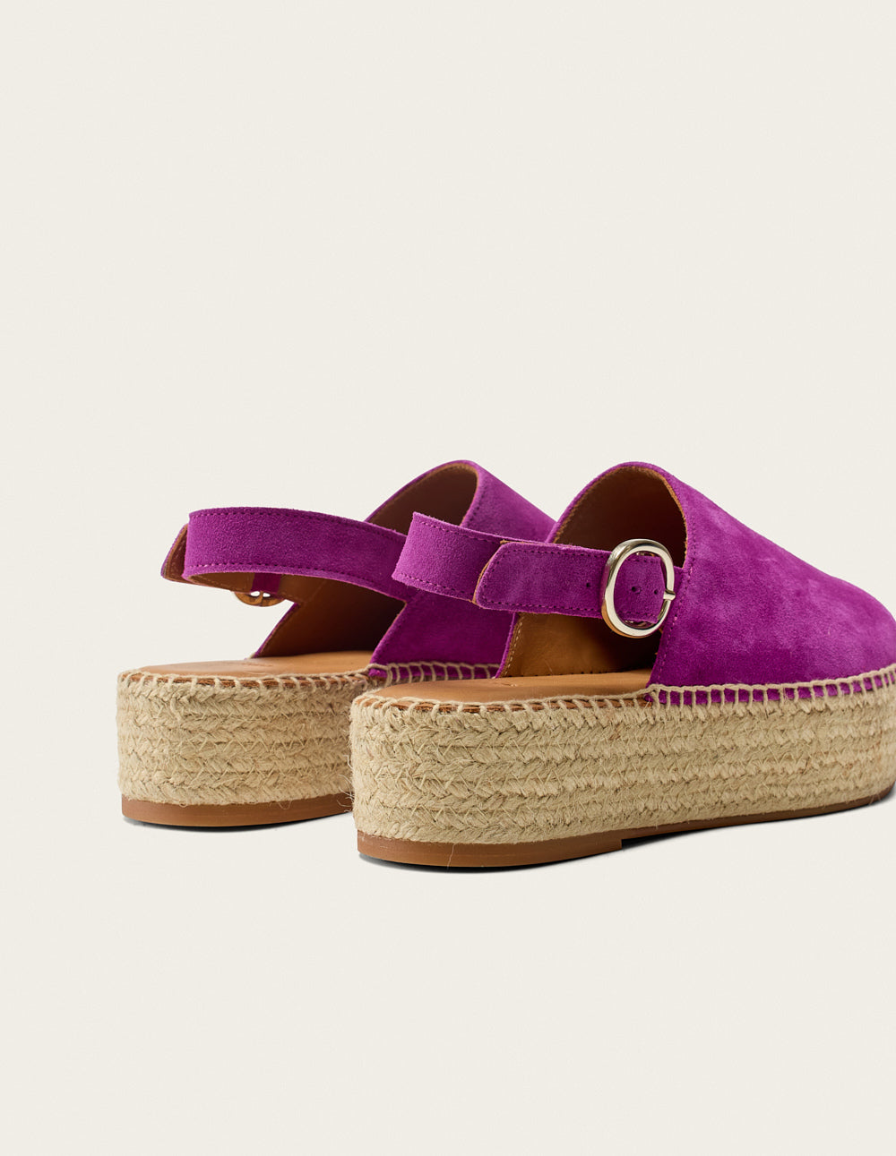 Maya Espadrilles - Magenta Suede