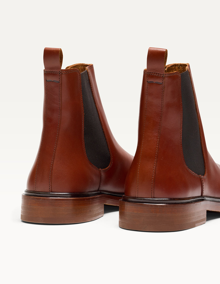 Ankle boots Nicolas - Cognac leather