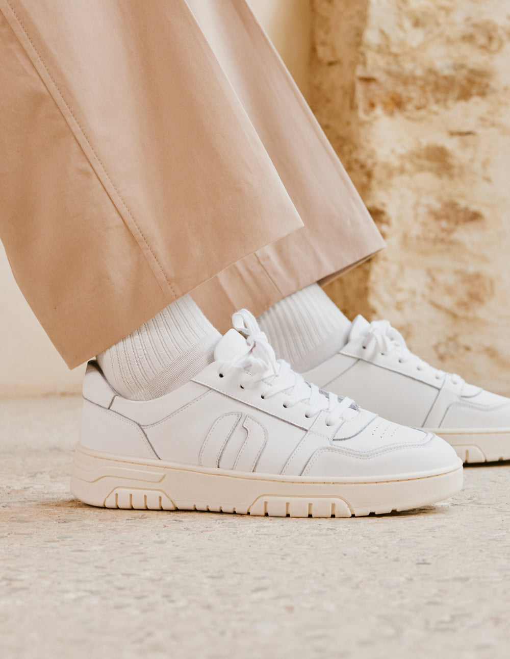 Nino low-top trainers - White