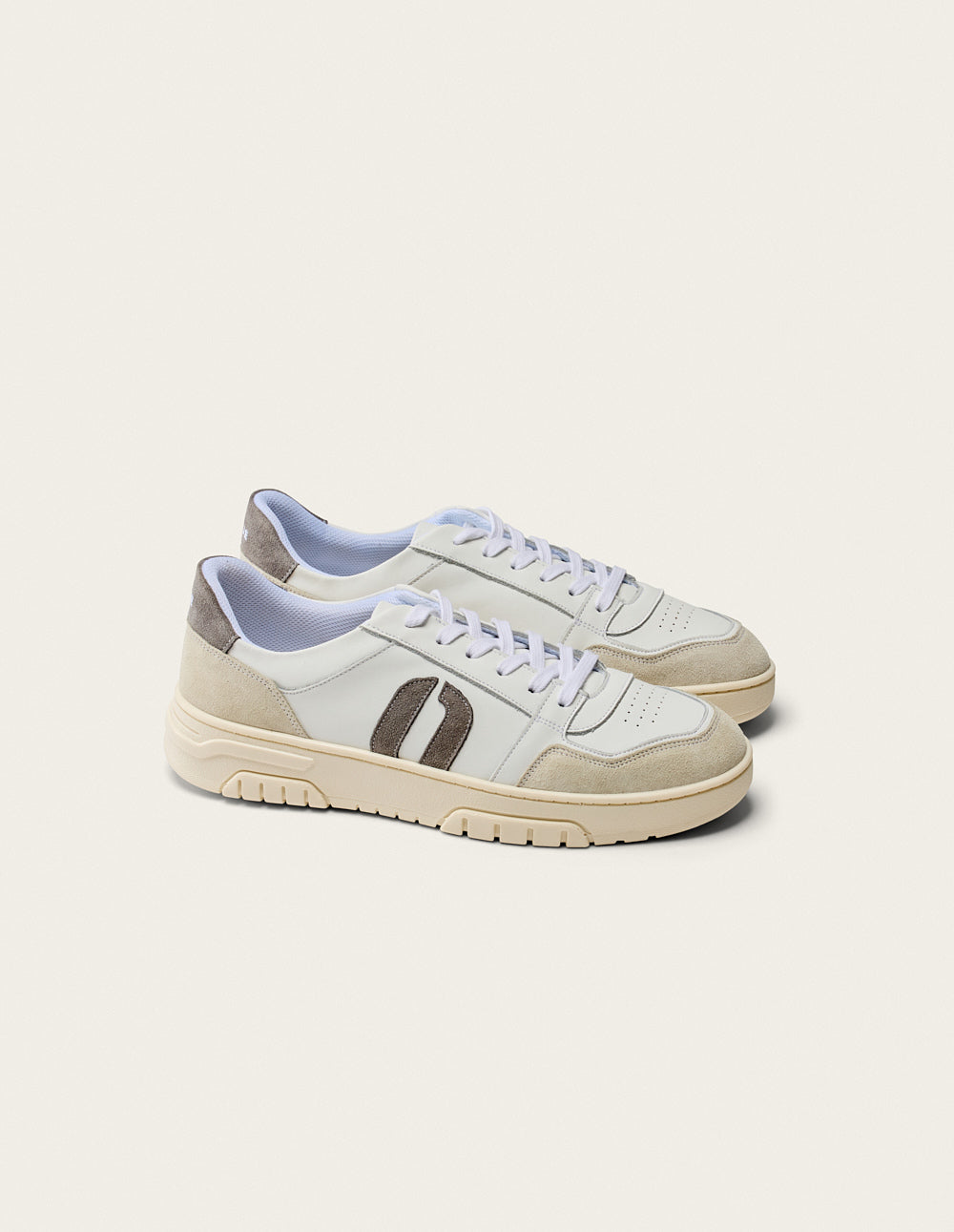 Nino low-top trainers - White light grey