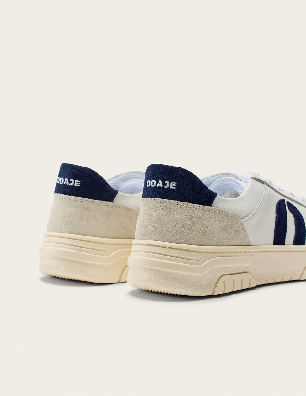 Nino low-top trainers - White navy