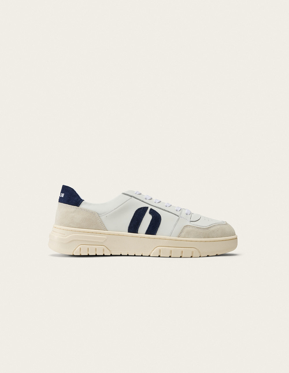 Nino low-top trainers - White navy