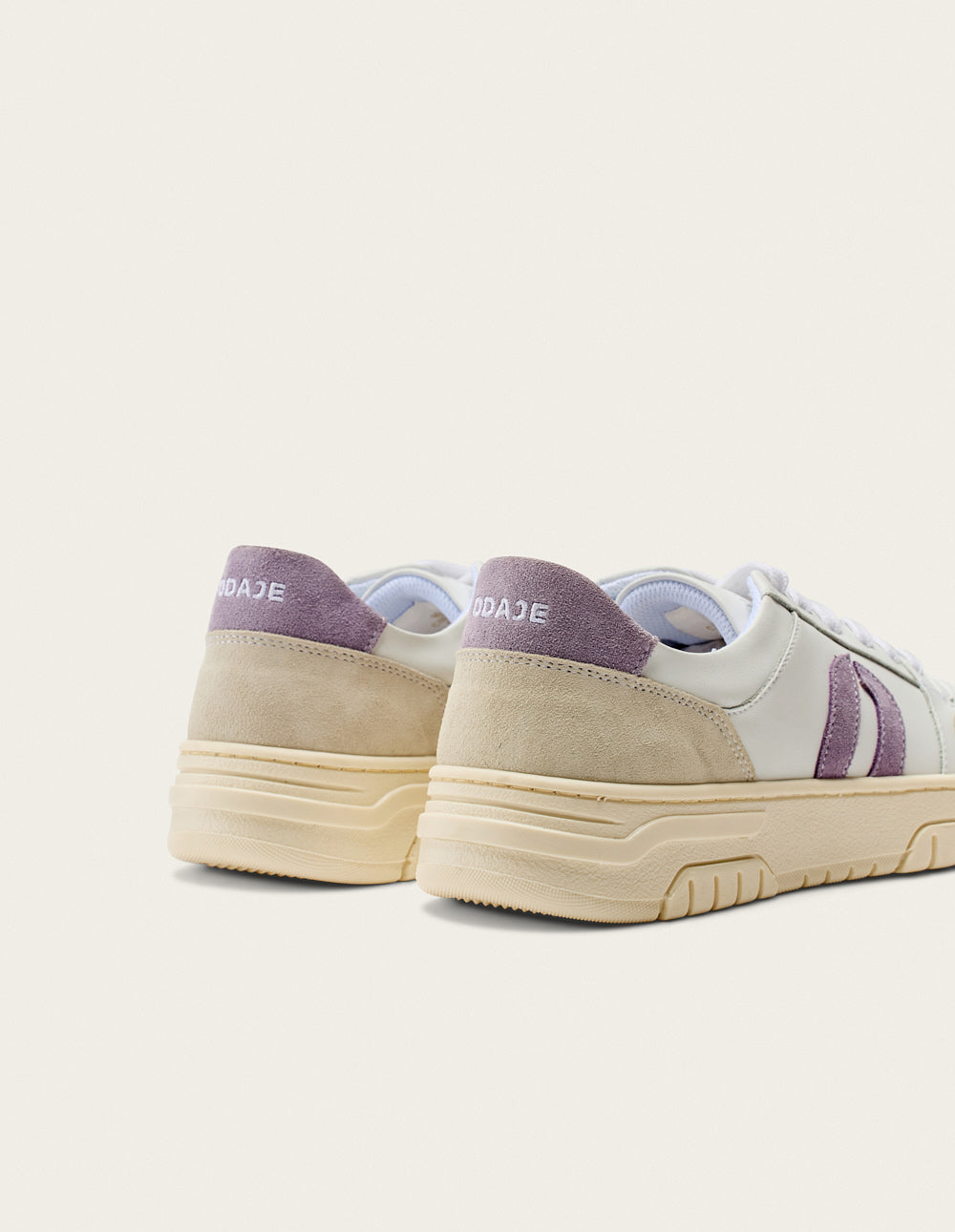 Nora low-top trainers - White lilac