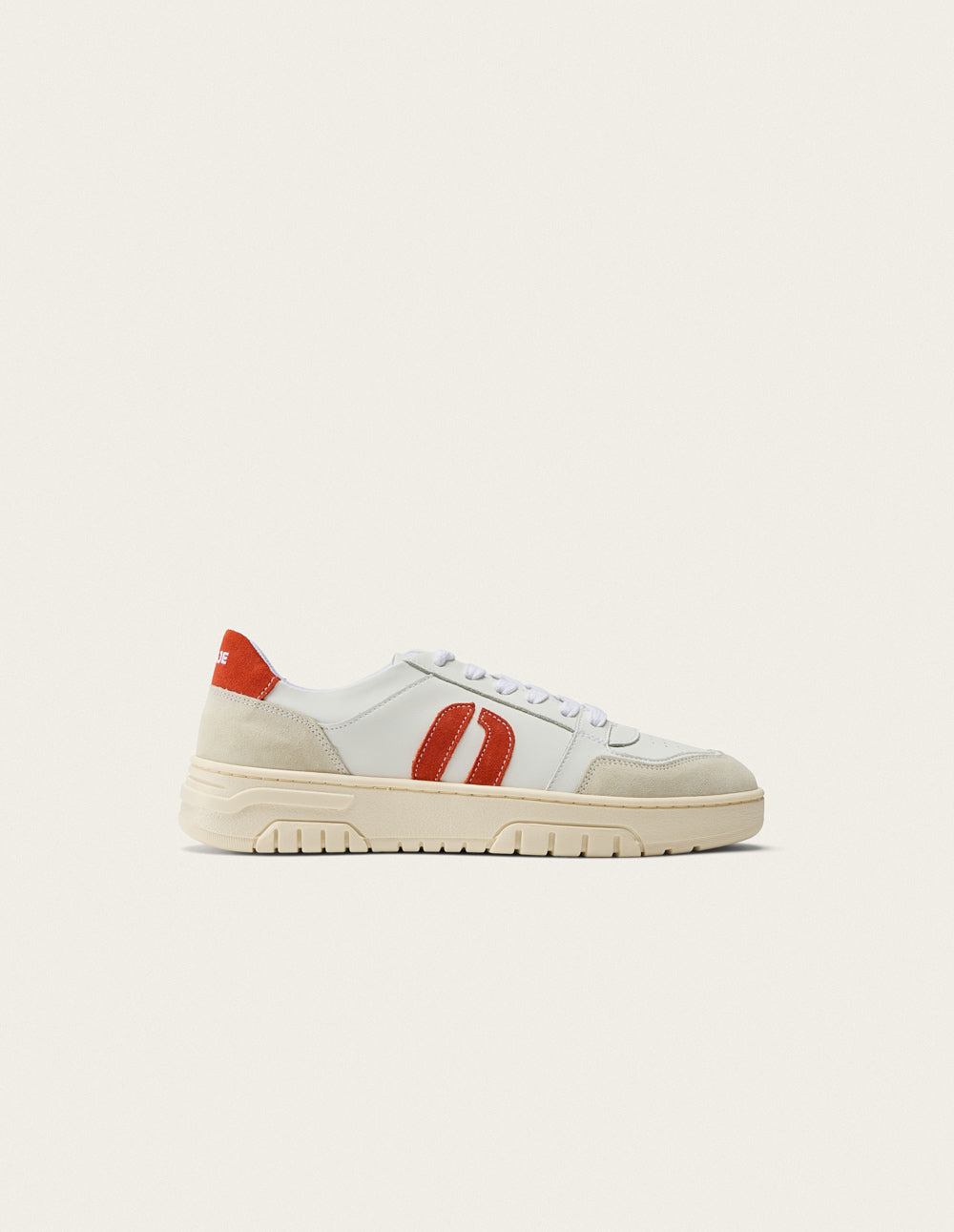 Nora low-top trainers - White orange