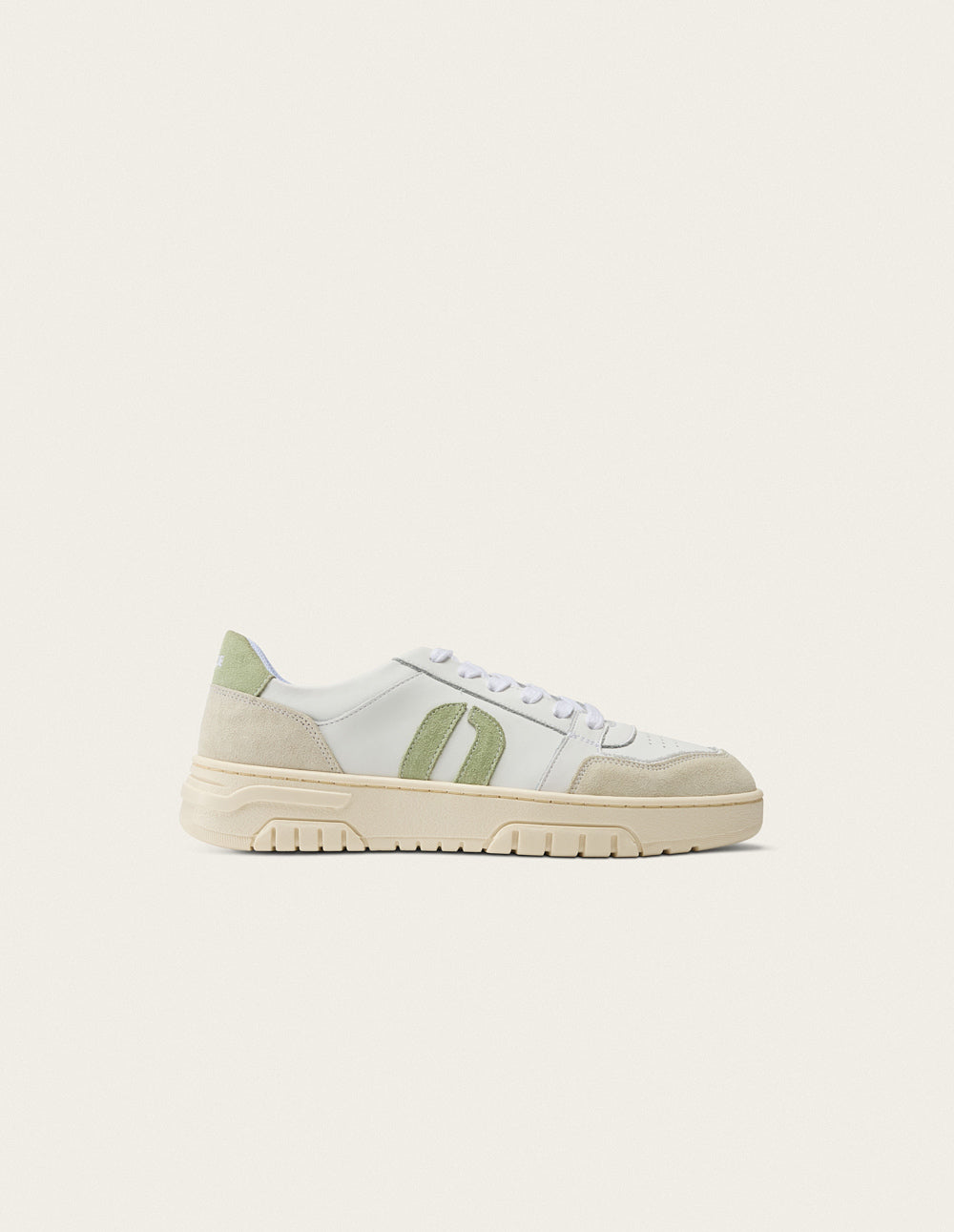 Nora low-top trainers - White green