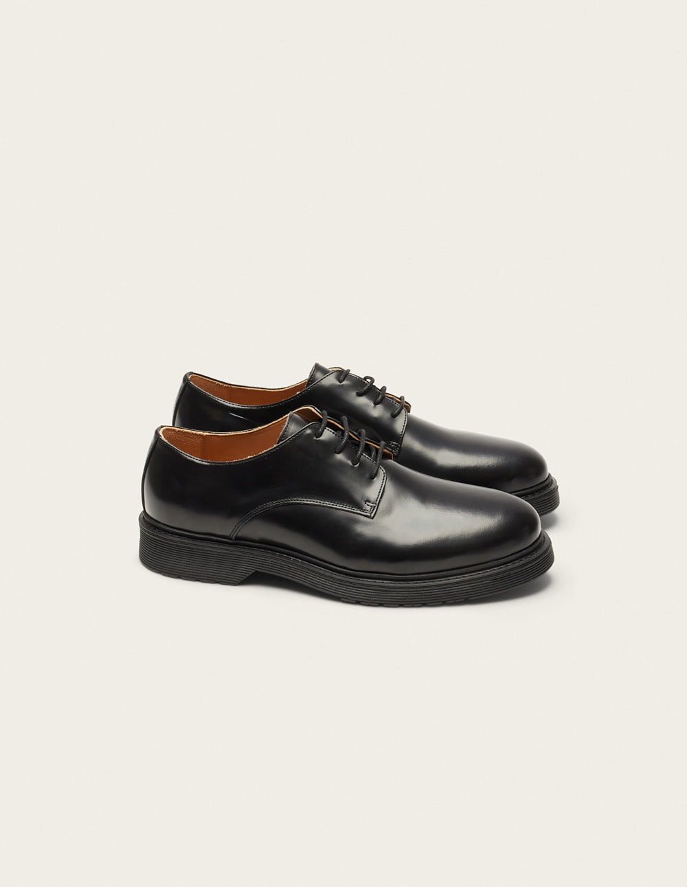 Derbies Olivier - Cuir box noir