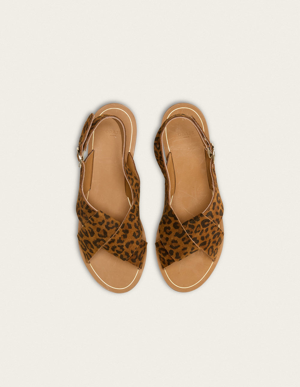 Paloma Sandals - Leopard Suede