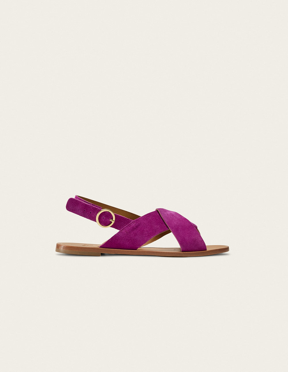 Paloma Sandals - Magenta Suede