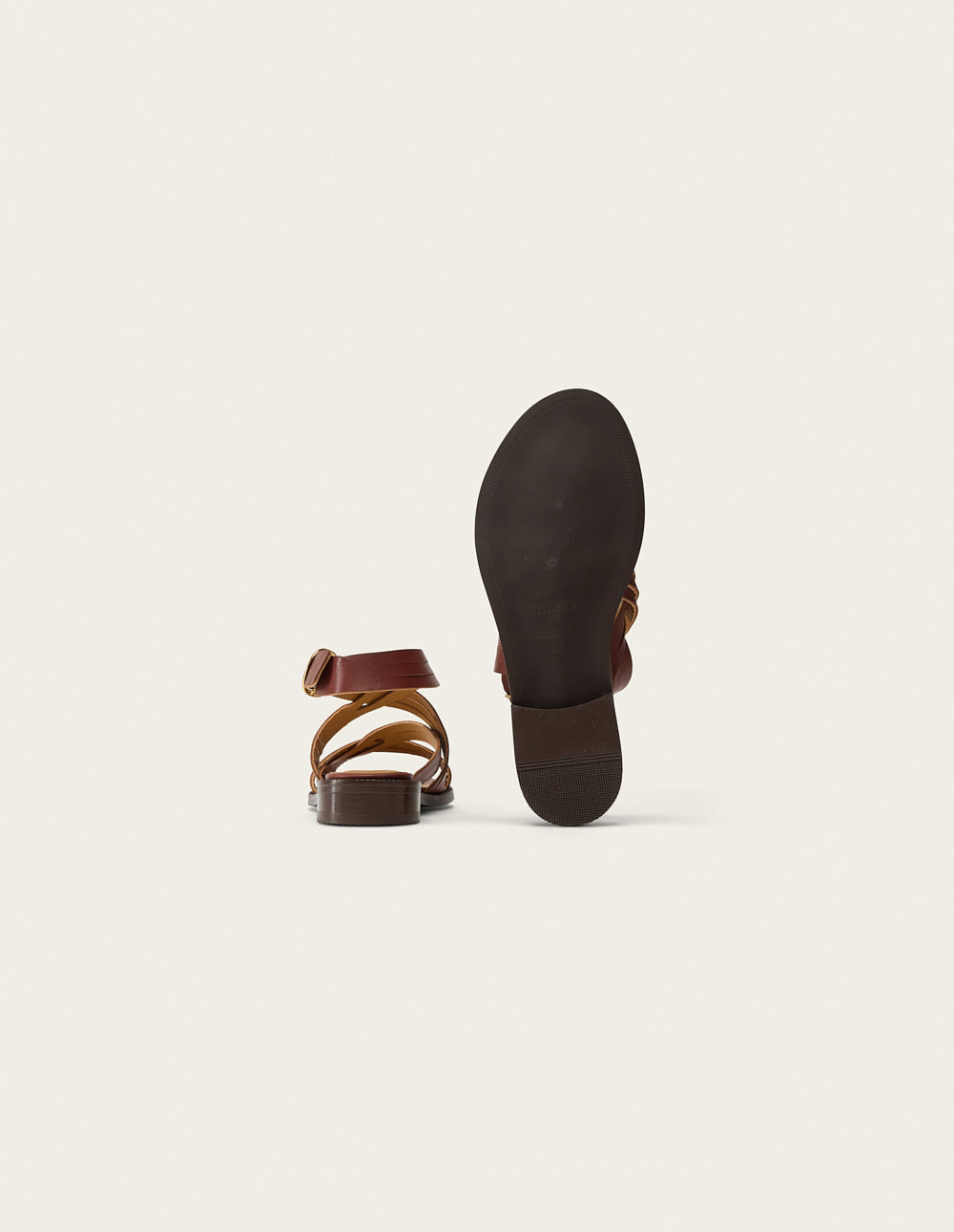 Pinti Sandals - Mahogany Leather