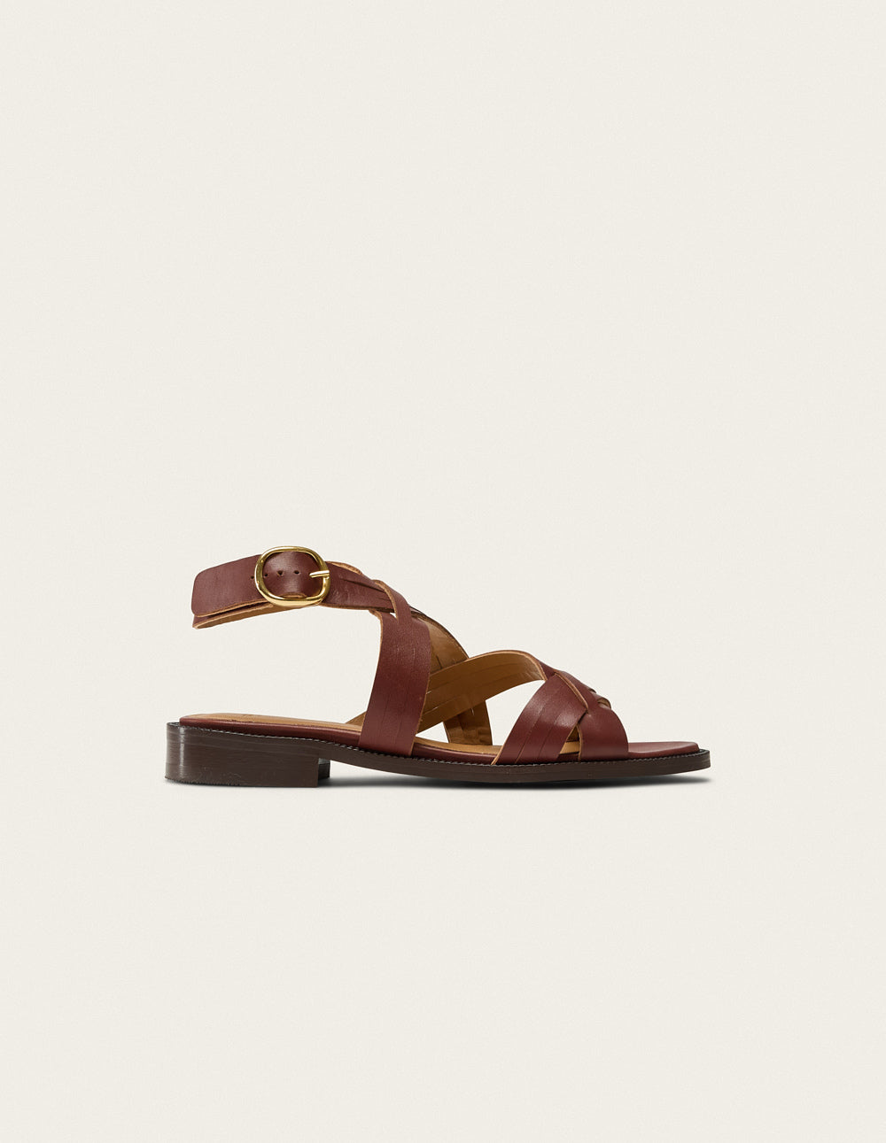 Pinti Sandals - Mahogany Leather