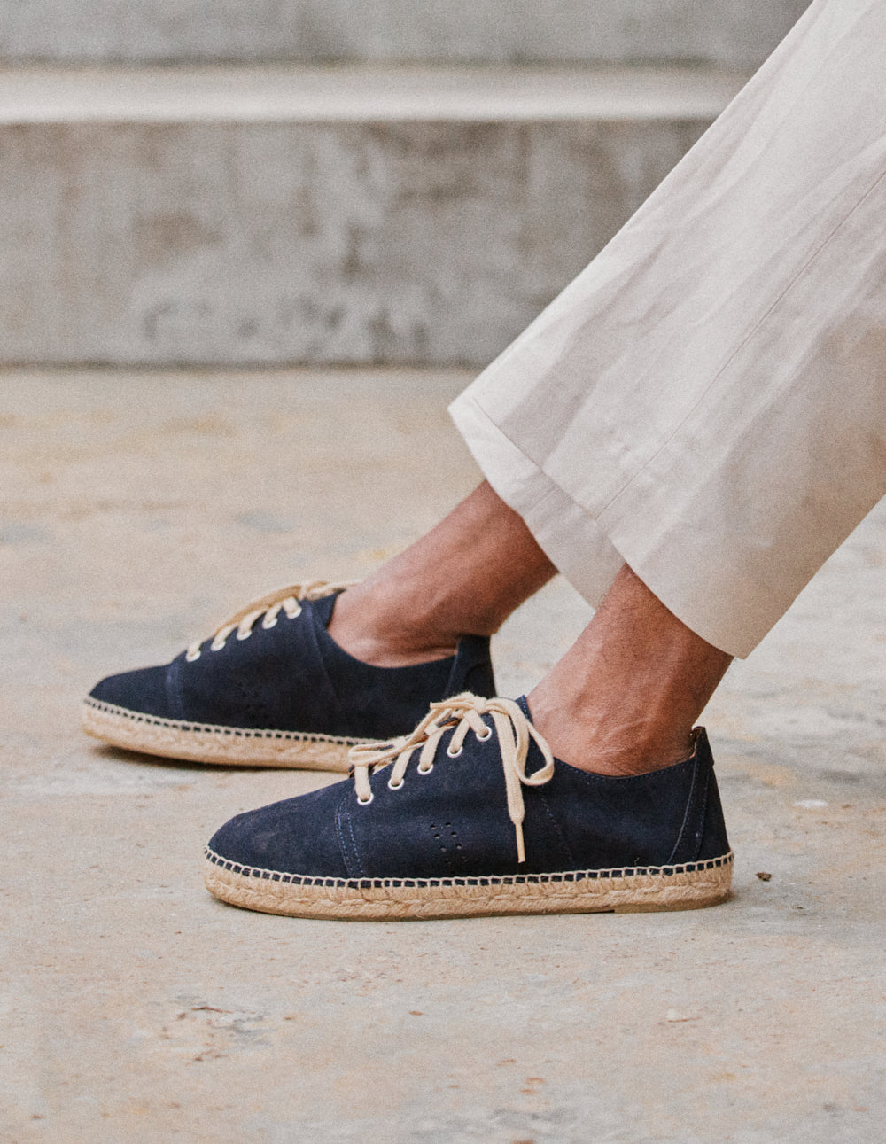 Espadrilles Raymond - Navy-blue suede