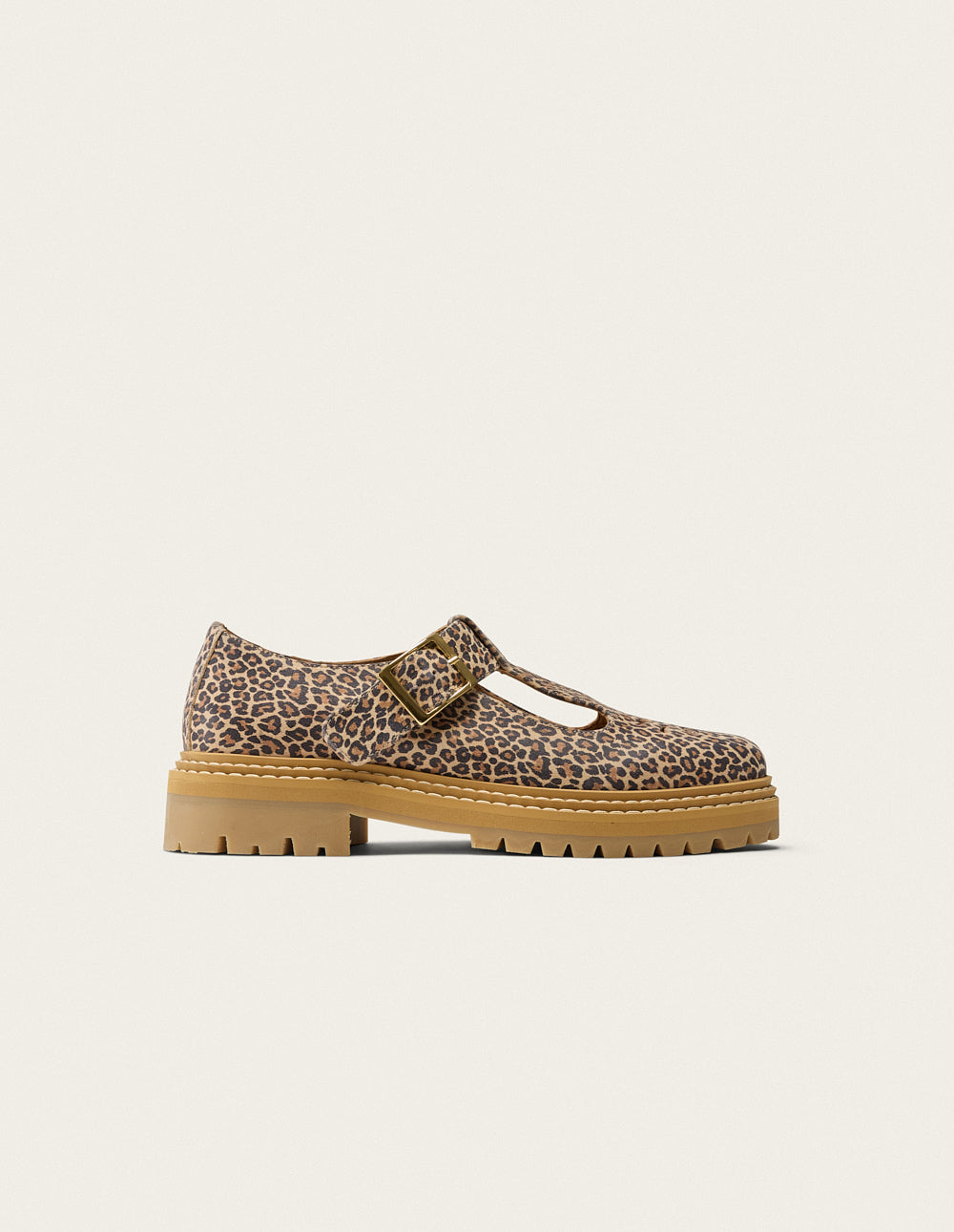 Derbies Romane - Leopard-print leather