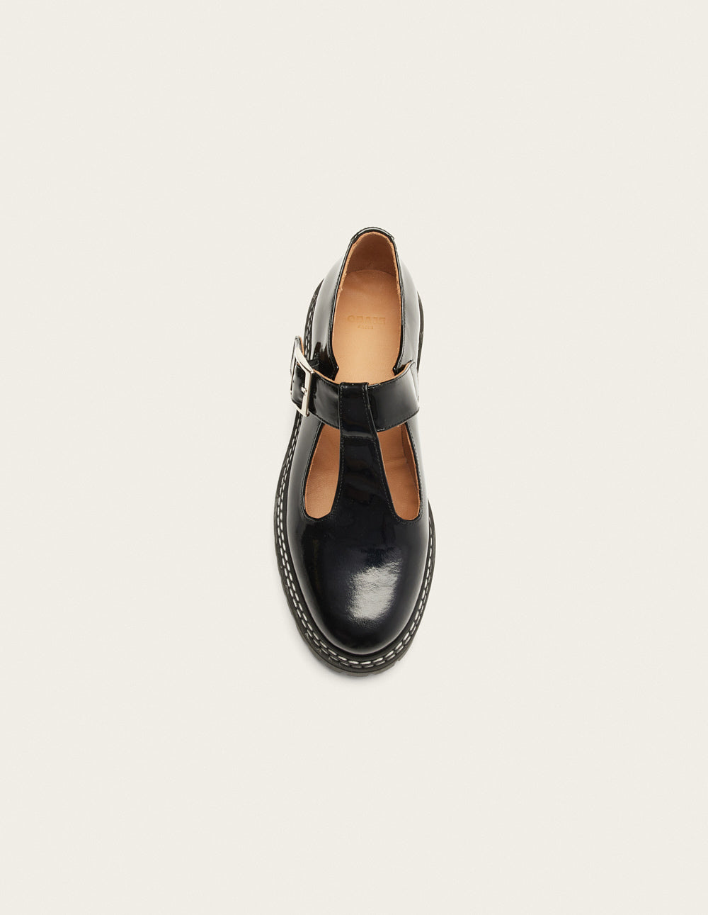 Derbies Romane - Cuir verni noir