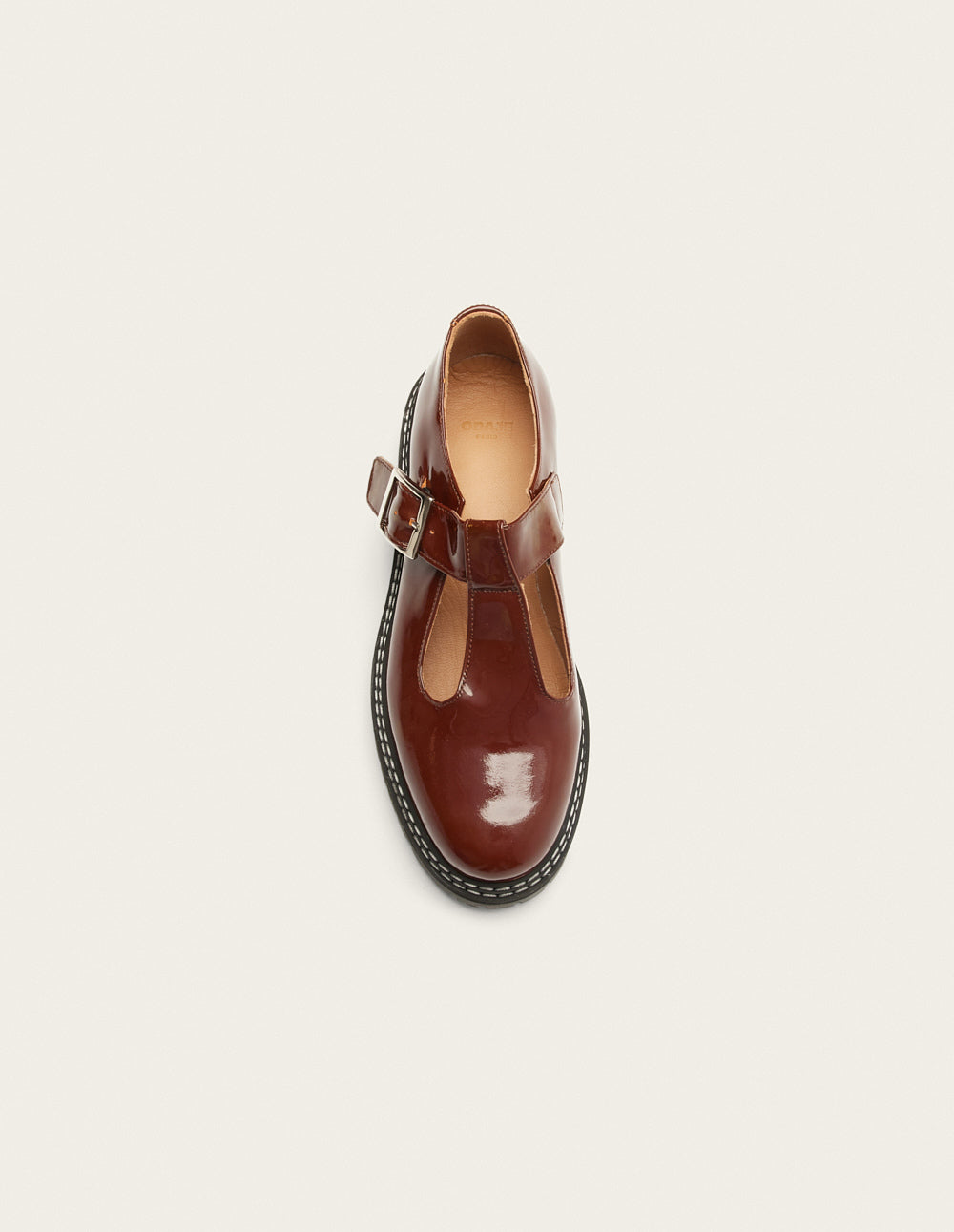 Derbies Romane - Cuir verni noisette