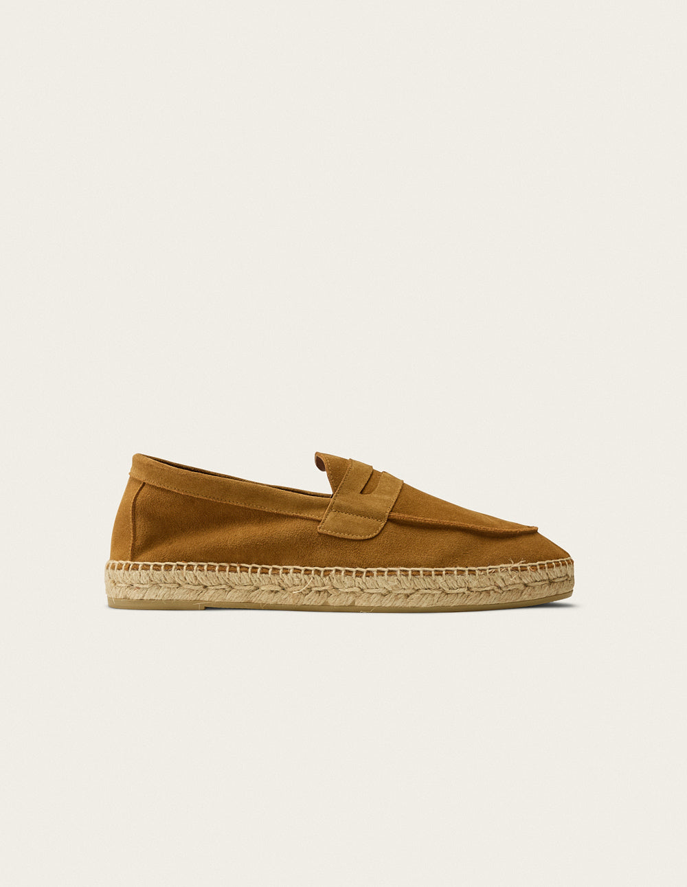 Espadrilles Roméo - Suède cognac