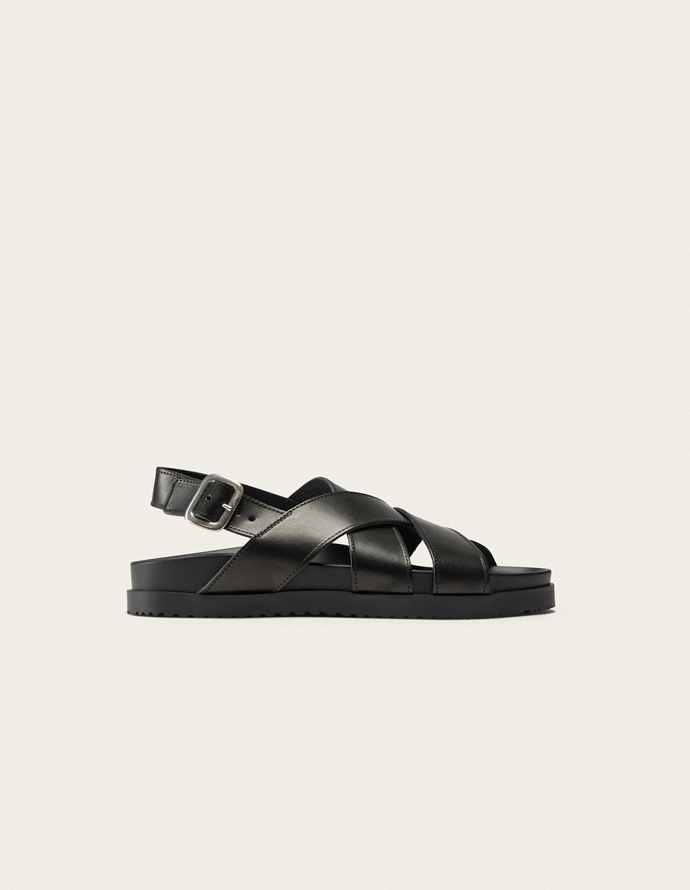 Sandals Sandra - Black leather