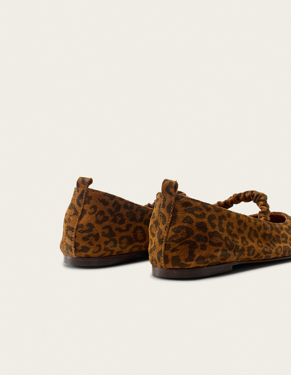 Serra Ballerinas - Leopard suede