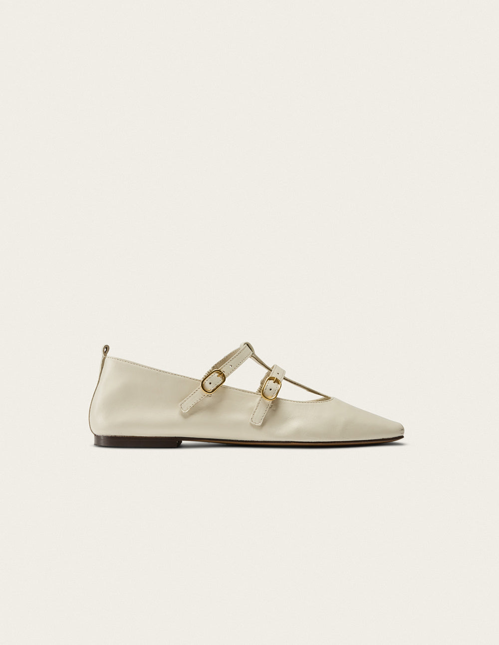 Sira Ballerinas - Off-white Leather