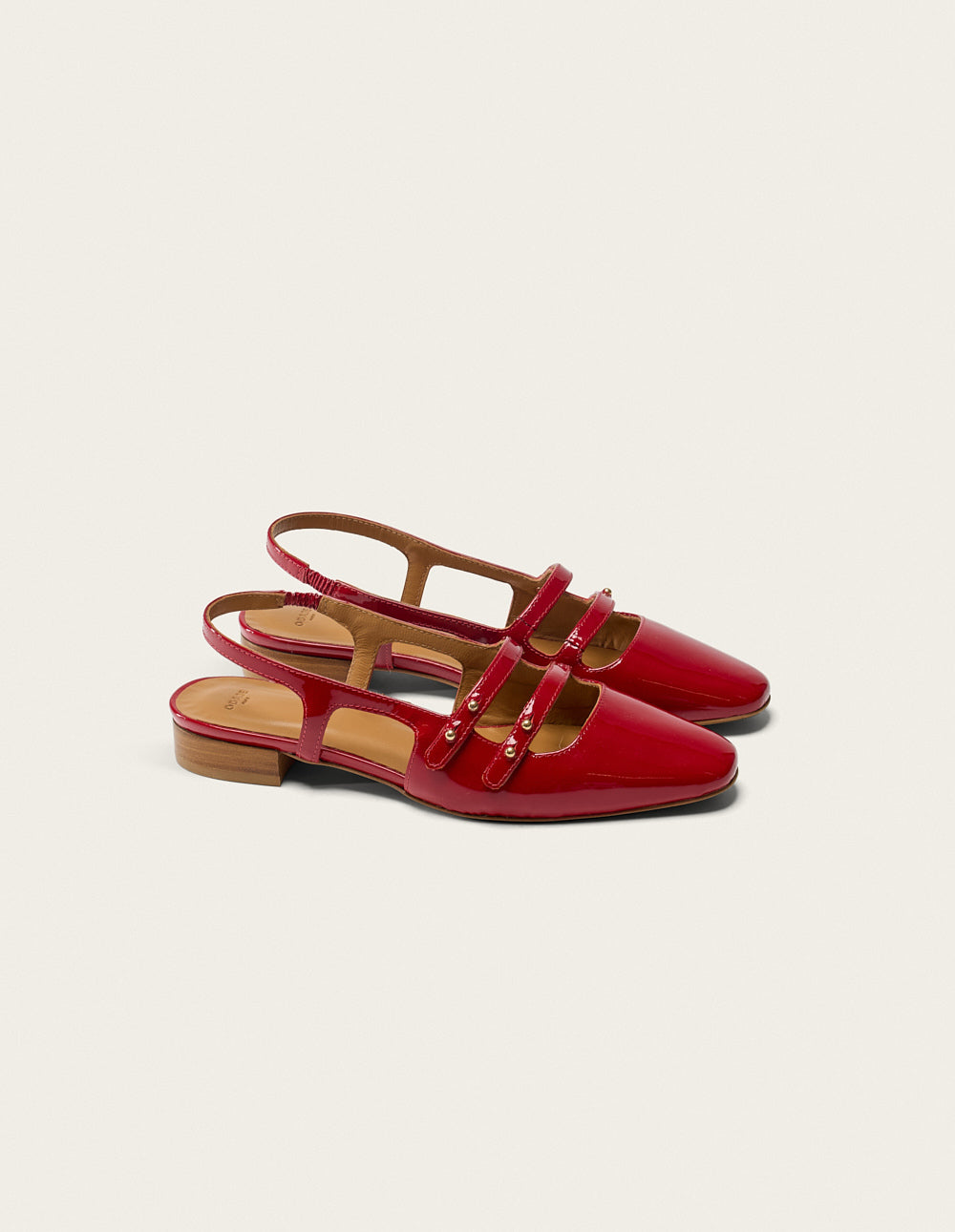 Soli Ballerinas - Red Patent Leather