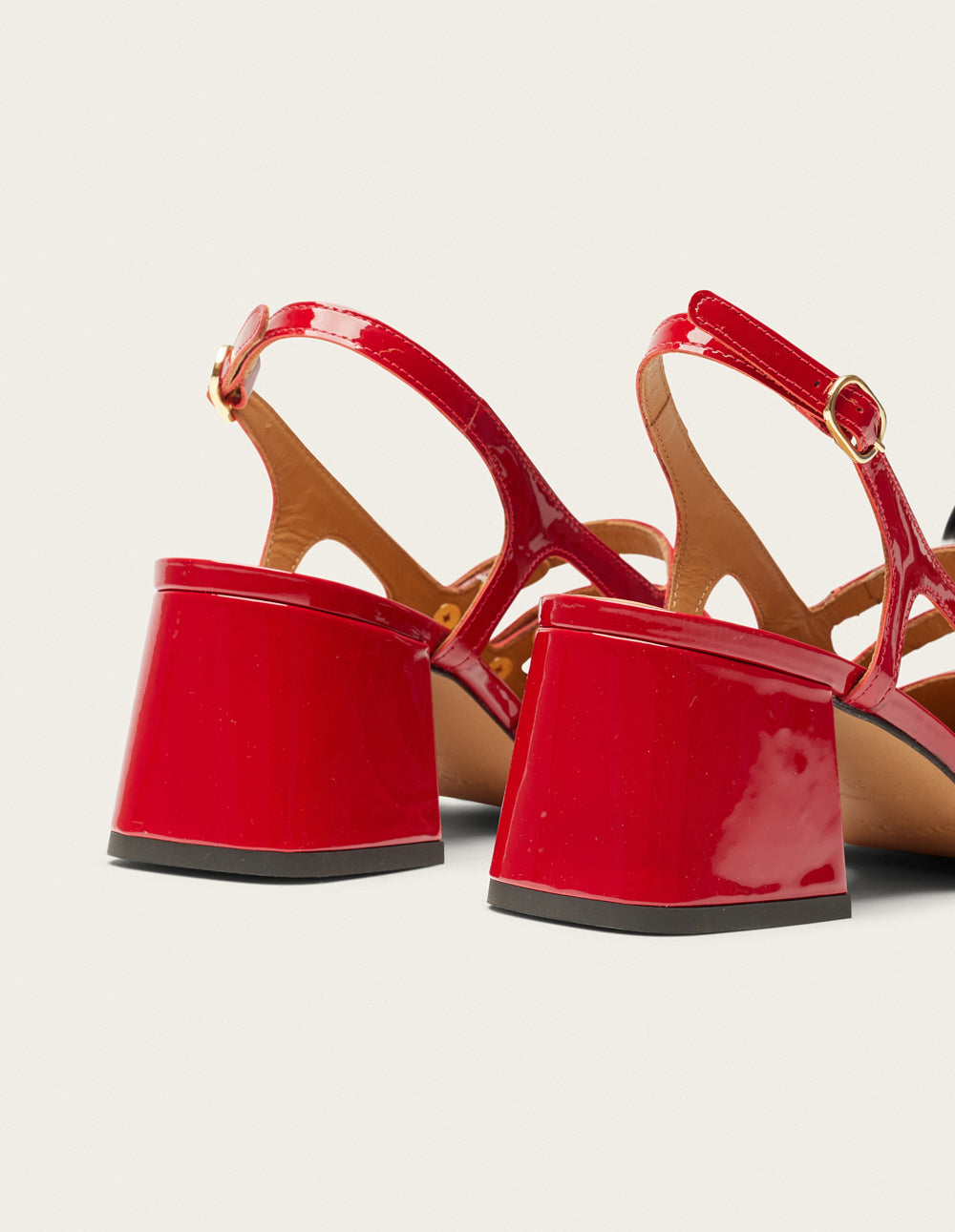 Soline pumps - Red patent leather