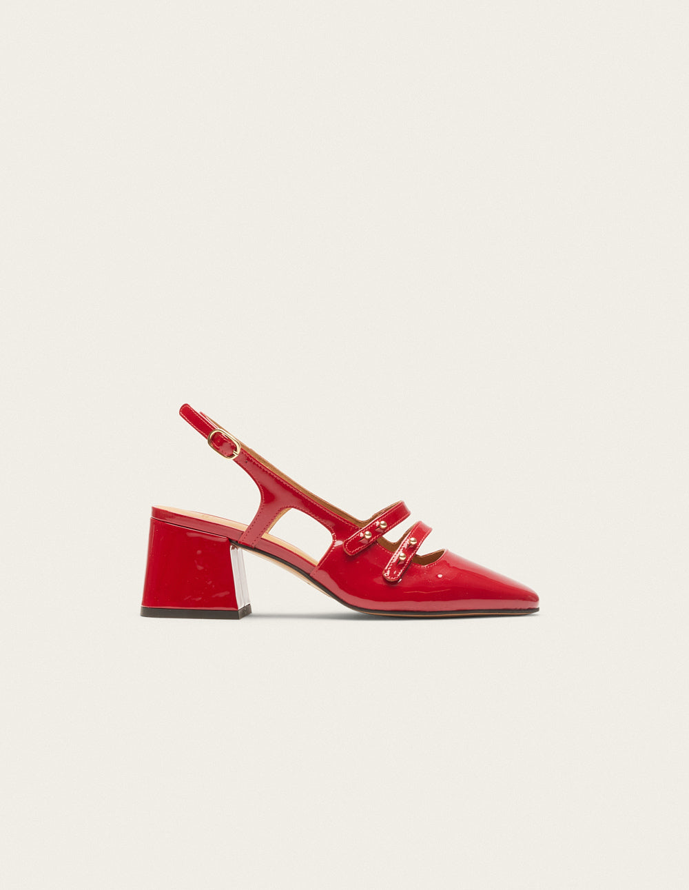 Escarpins Soline - Cuir verni rouge