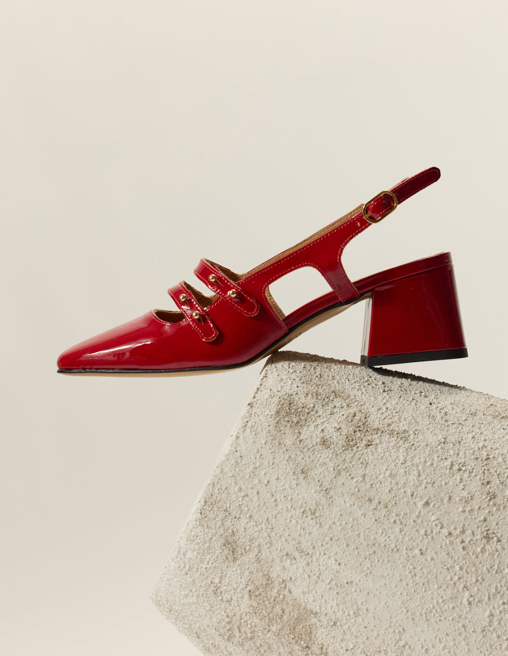 Soline pumps - Red patent leather