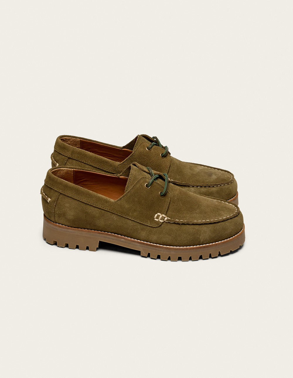 Tom Boat Shoes - Khaki Suede