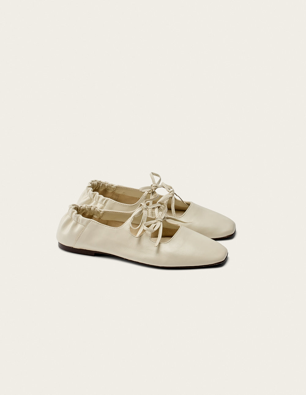 Tula Ballerinas - Off-white Leather