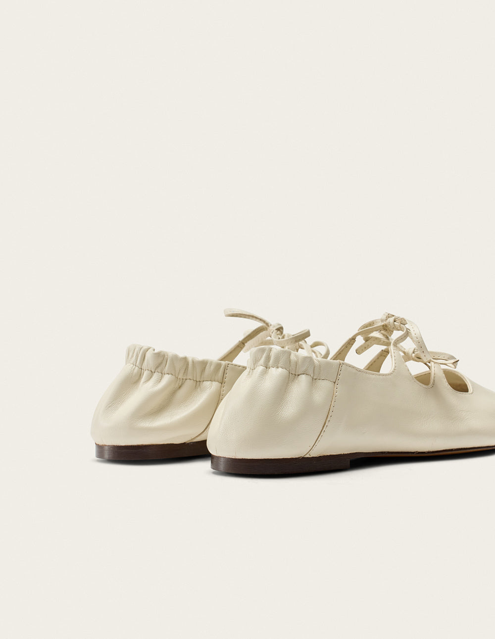 Tula Ballerinas - Off-white Leather