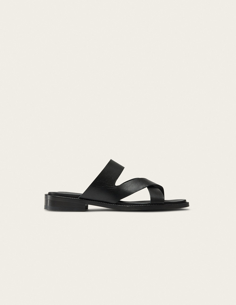 Volcana Mules - Black Leather