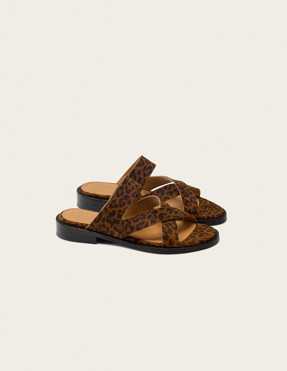 Volcana Mules - Leopard Suede