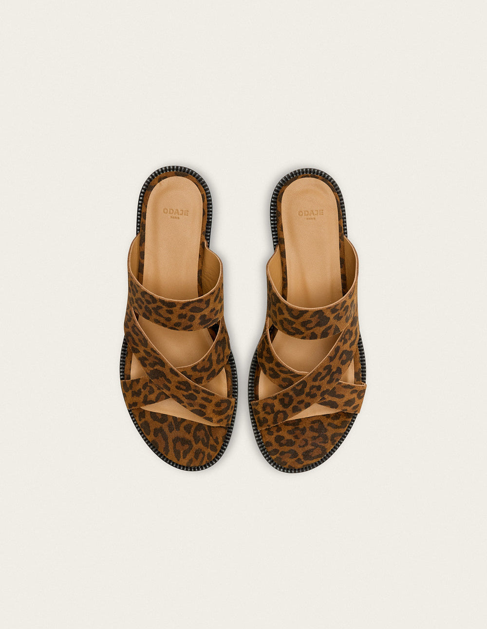 Volcana Mules - Leopard Suede