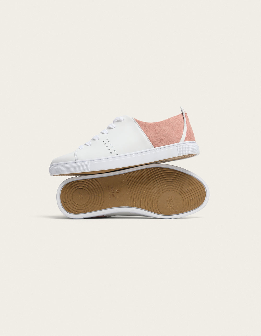 Low-top trainers Renée - White et pink