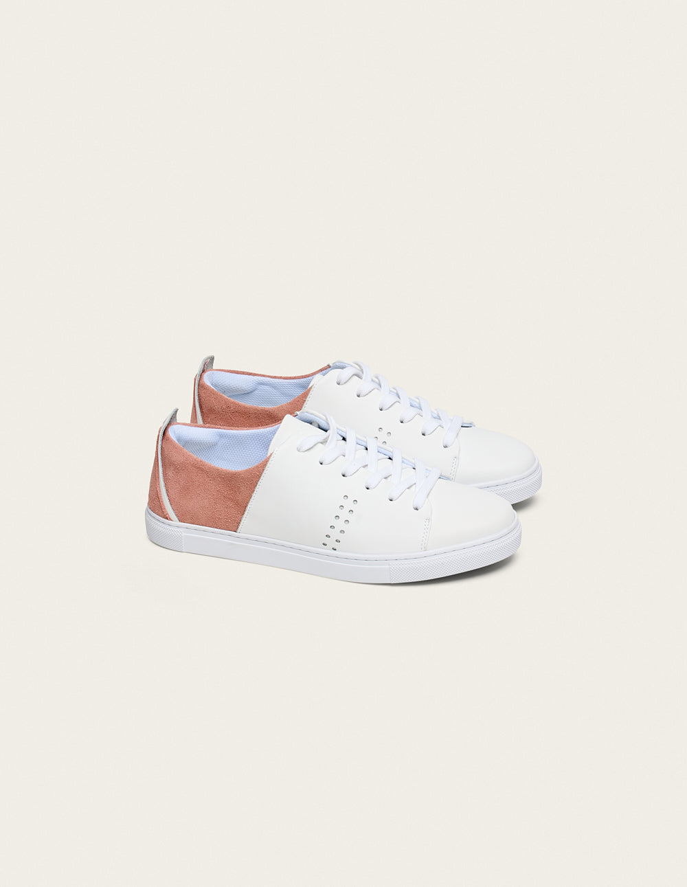 Low-top trainers Renée - White et pink