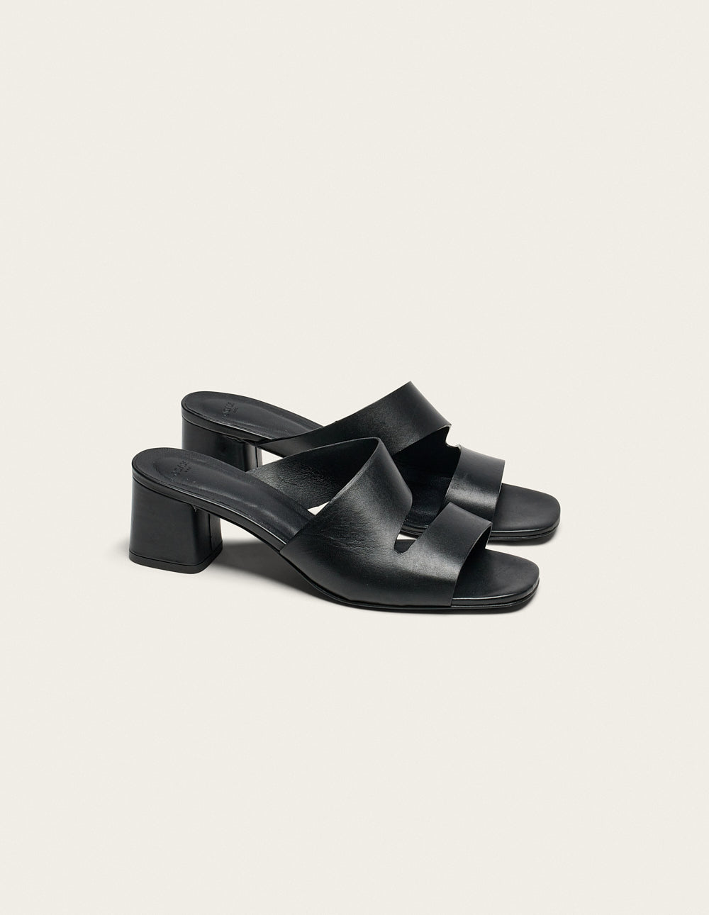 Mules Fika - Cuir noir