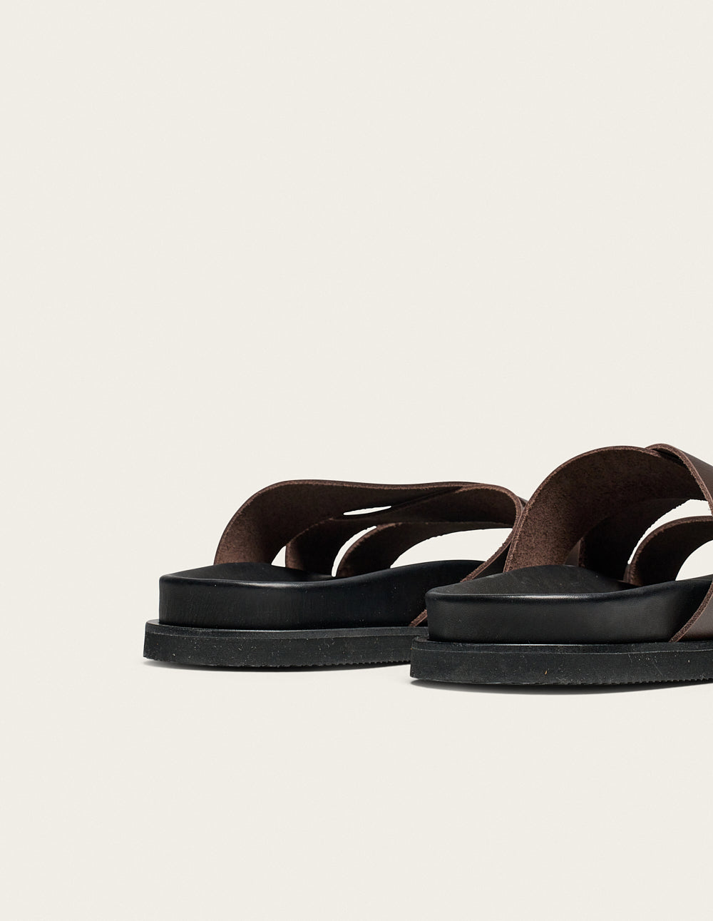 Yazo Mules - Brown Leather