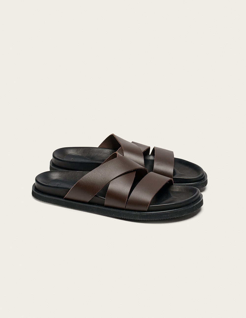 Mules Yazo - Cuir marron