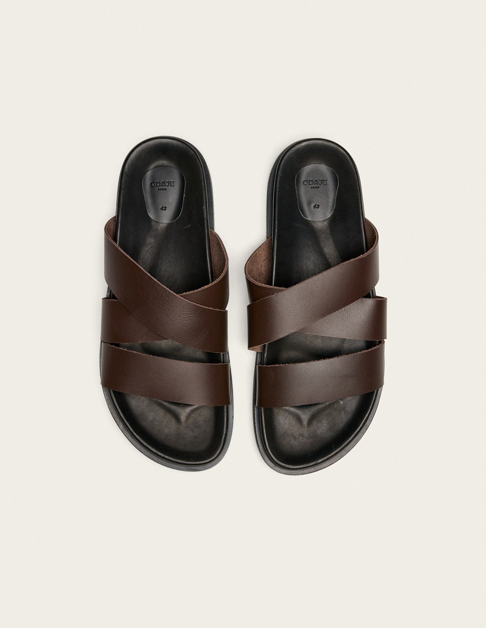 Yazo Mules - Brown Leather