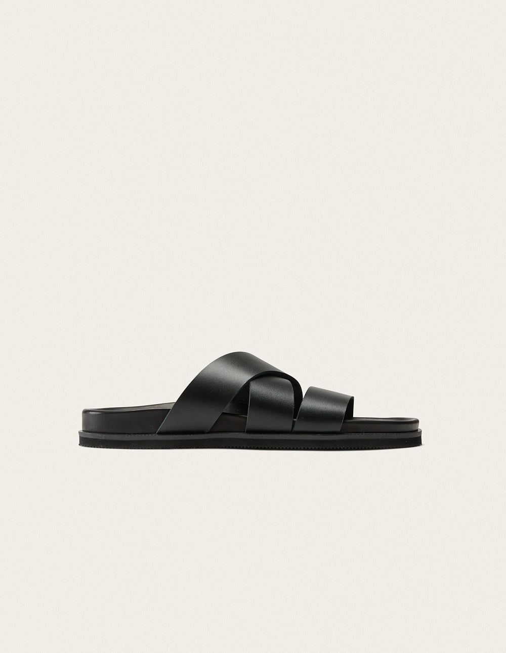 Yazo Mules - Black Leather